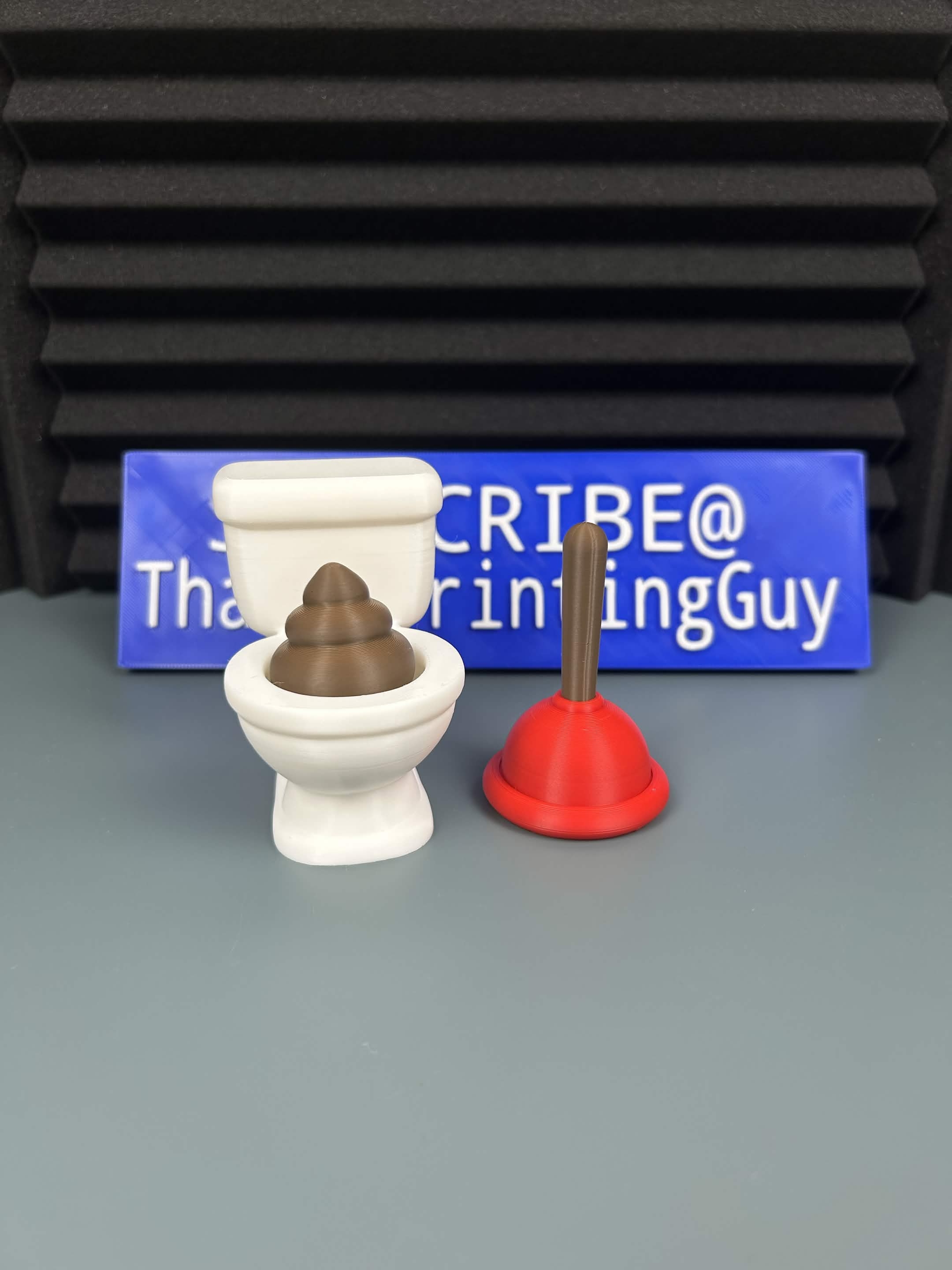 Toilet Plunger Fidget Clicker